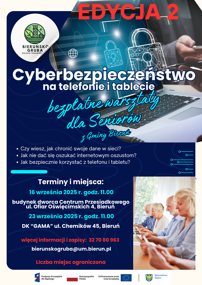 plakat Cyberbezpieczeństwo 